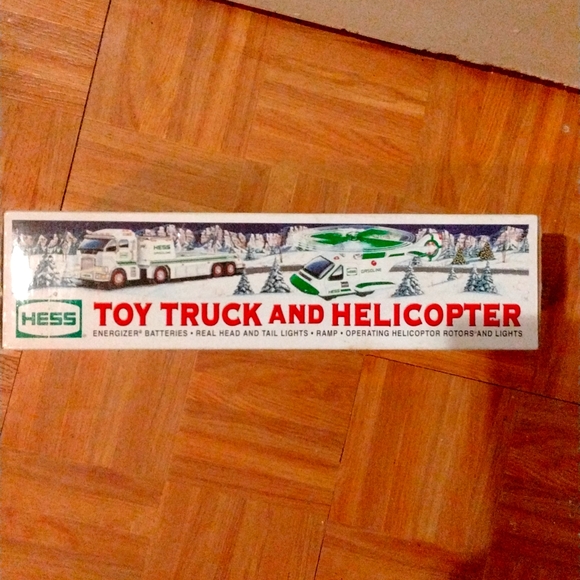 HESS TRUCK AND HELICOPTER - Picture 1 of 3